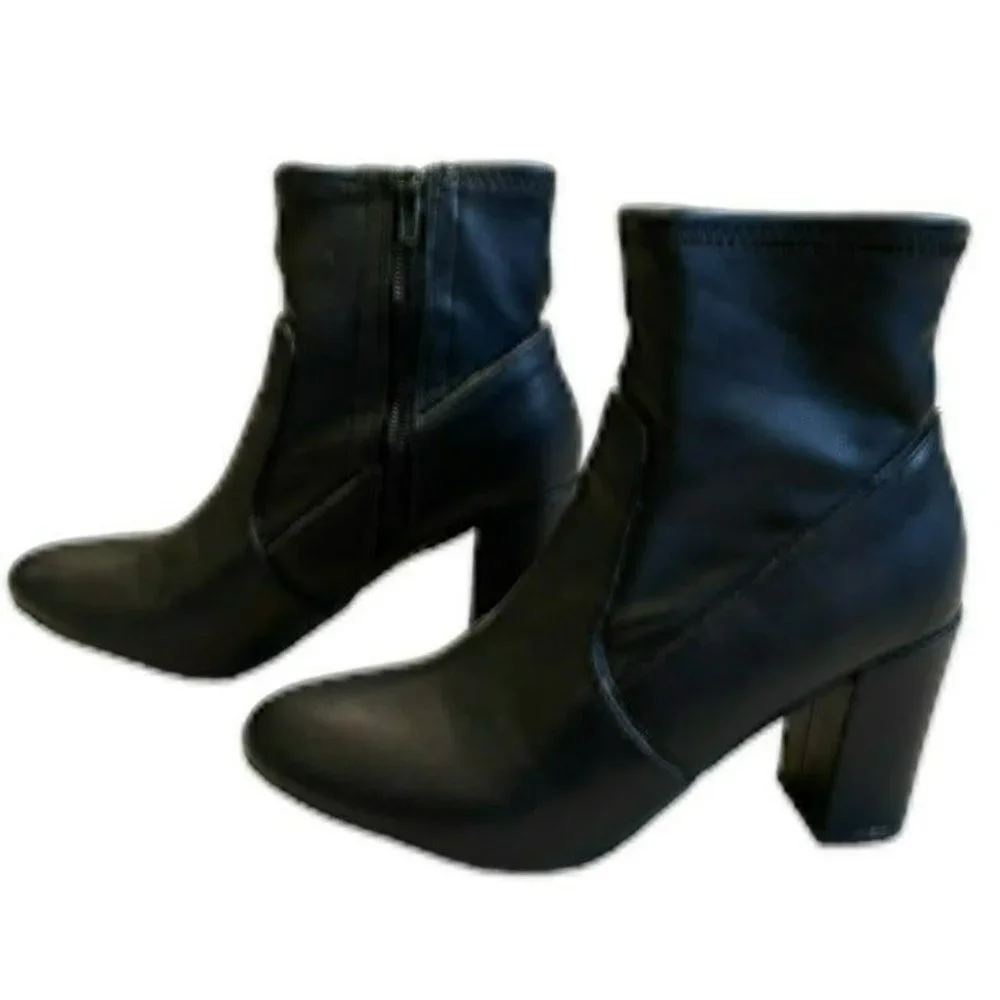 Steve Madden Black Emison-S Booties Women's Size 7 - Picture 6 of 10